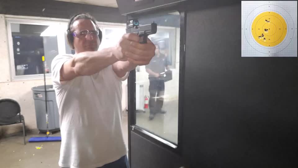 Dual View capture: shooter and target in one frame